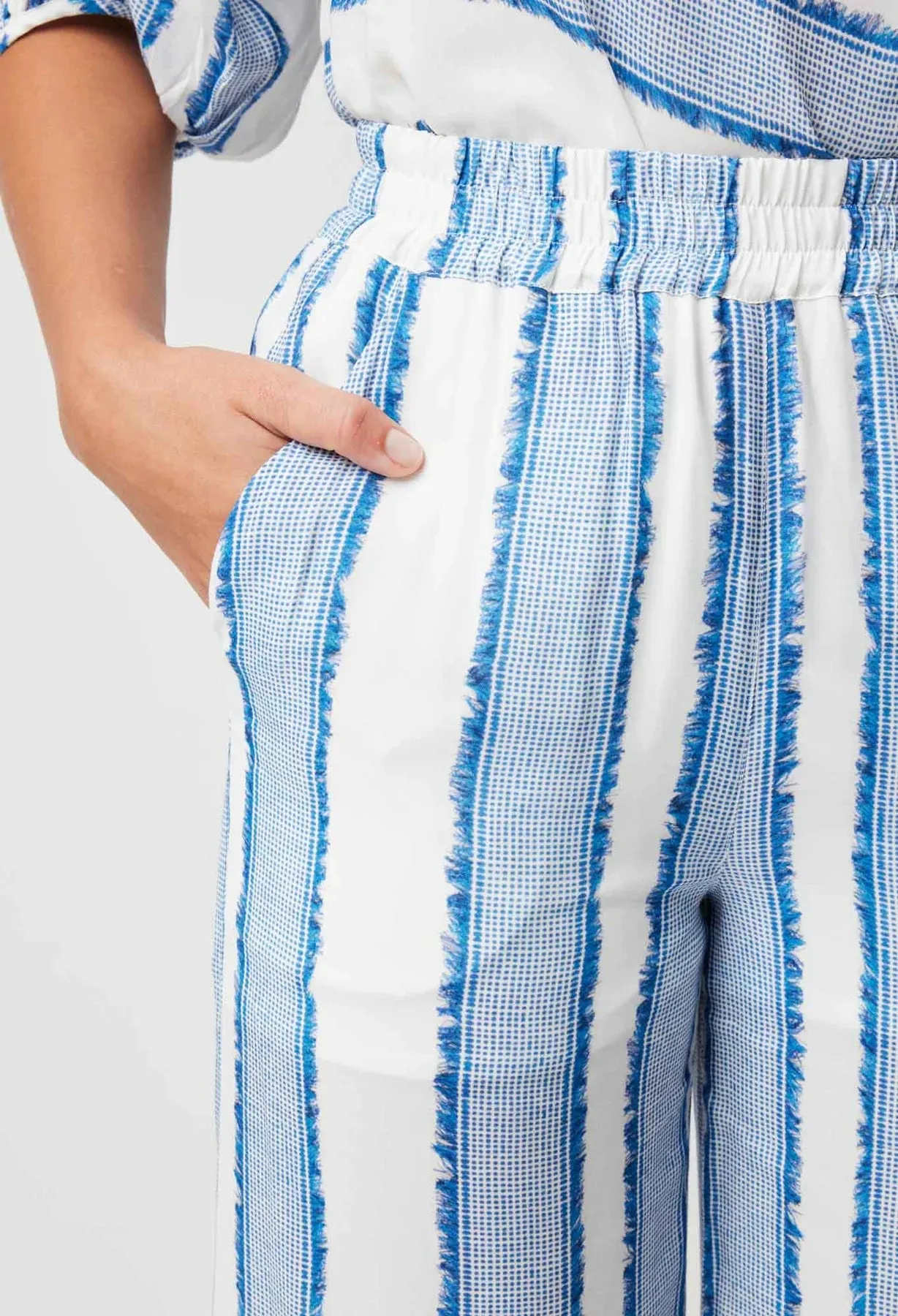 POSITANO VISCOSE PANT | Sorrento Stripe