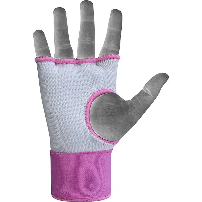 RDX IS Women Gel Padded Wrist Strap Inner Gloves Pink / White OEKO-TEX® Standard 100 certified