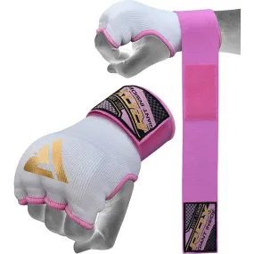 RDX IS Women Gel Padded Wrist Strap Inner Gloves Pink / White OEKO-TEX® Standard 100 certified