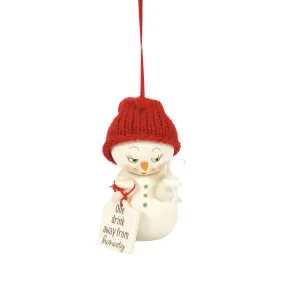 Snowpinion Ornament: One Drink Away From Honesty