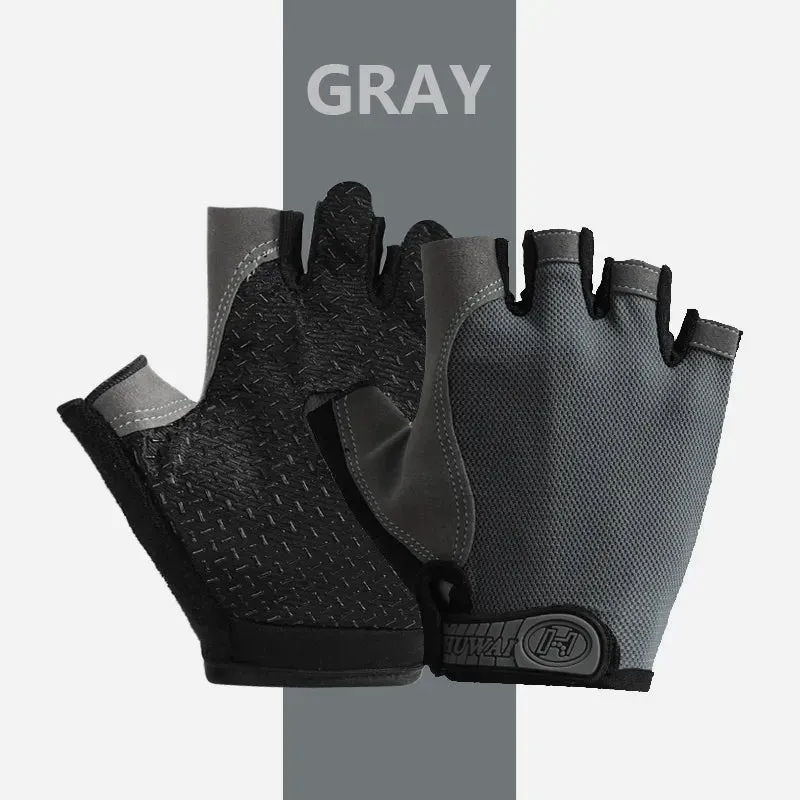 Summer Cycling Sports Gloves For Men's Fitness Training Fingerless Women's Fitness Bicycles Anti-slip and Breathable Sports