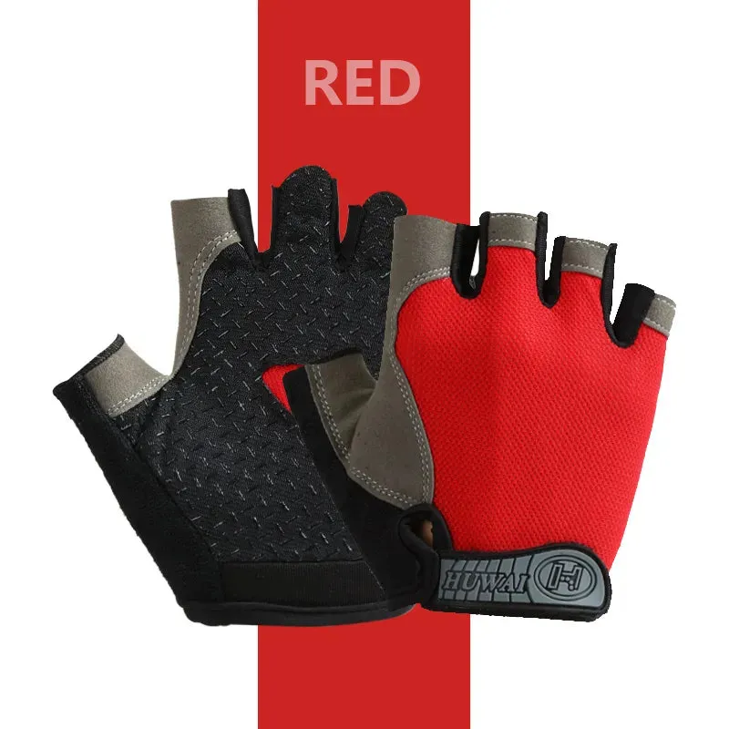 Summer Cycling Sports Gloves For Men's Fitness Training Fingerless Women's Fitness Bicycles Anti-slip and Breathable Sports