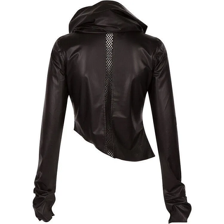 The "Mira" Silver Moto Jacket