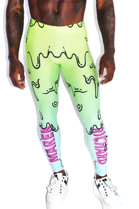 Toxic Goo Leggings Tights-Green