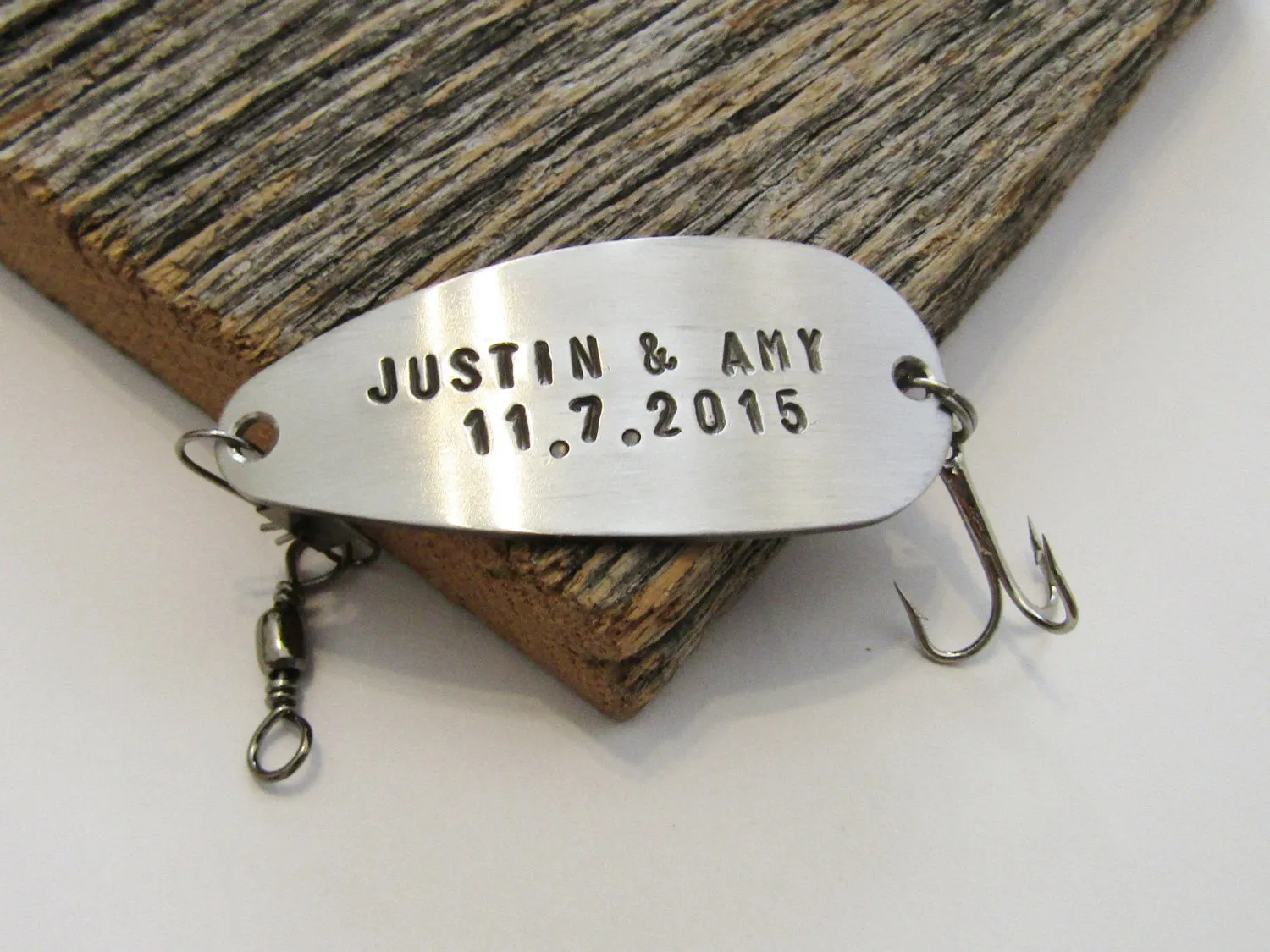 Valentine Gift Couples Gift Newlywed Gift Idea Small Giftable Engagement Gifts Wedding Gifts Bride and Groom Save the Date Card Fishing Lure