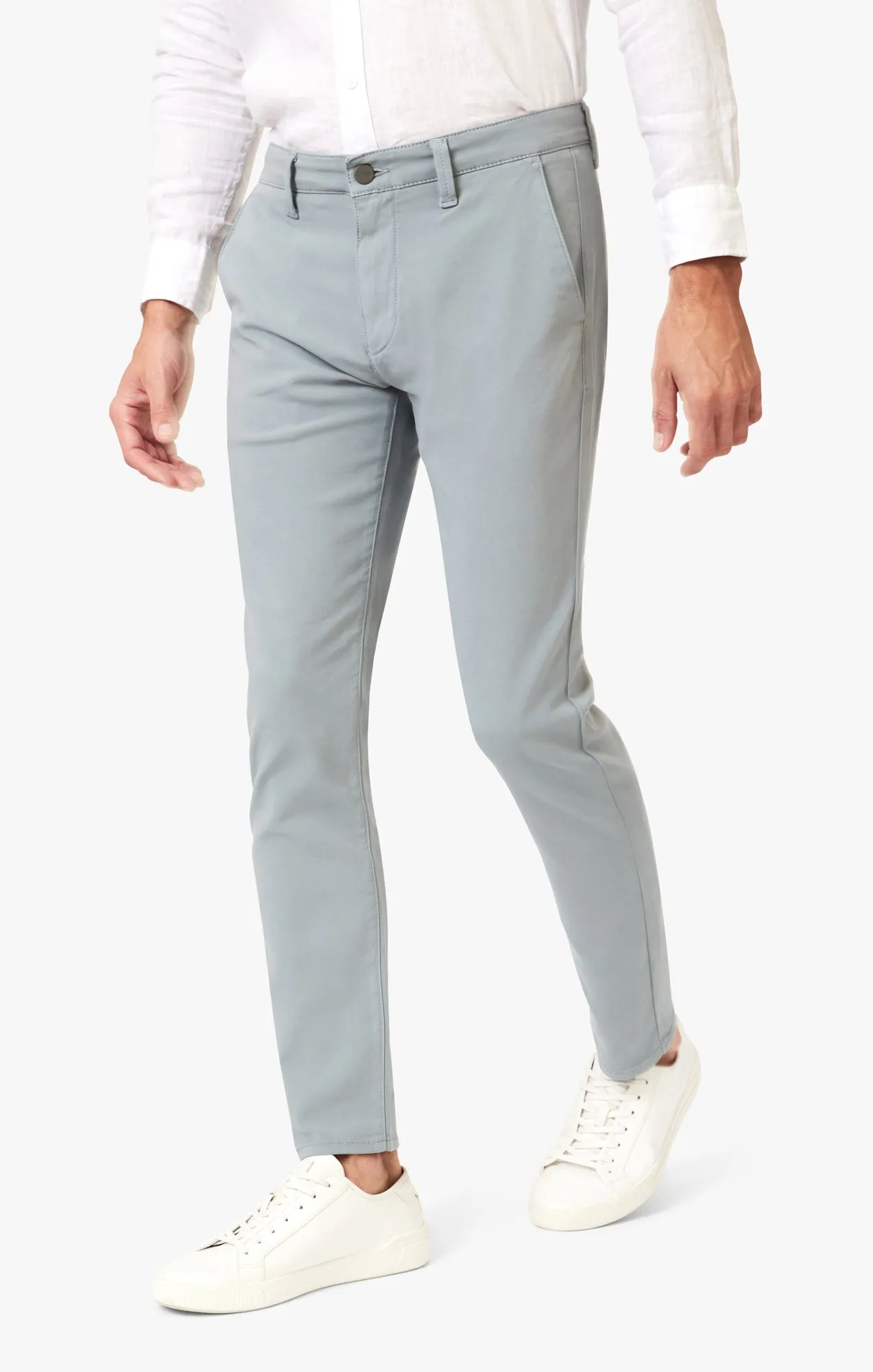 Verona Slim Leg Chino Pants In Citadel High Flyer