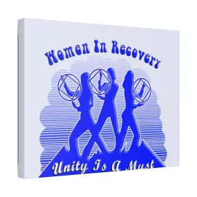 Women In Recovery Polyester Canvas