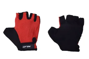 XLC FINGERLESS BIKE TRACK MITT KIDS CYCLING GRIP GLOVES LIGHTWEIGHT RED 2 SIZES